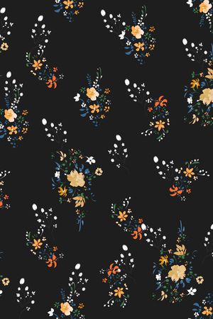 小碎花印花华亿平台图片