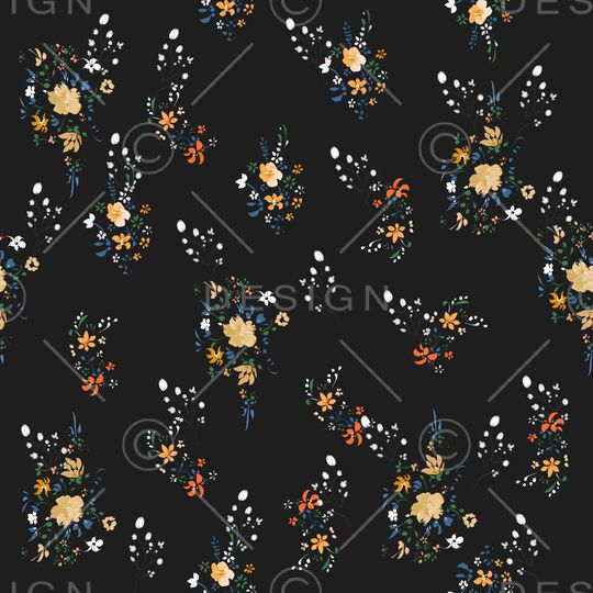 小碎花印花华亿平台图片