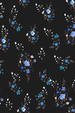 小碎花印花华亿平台图片