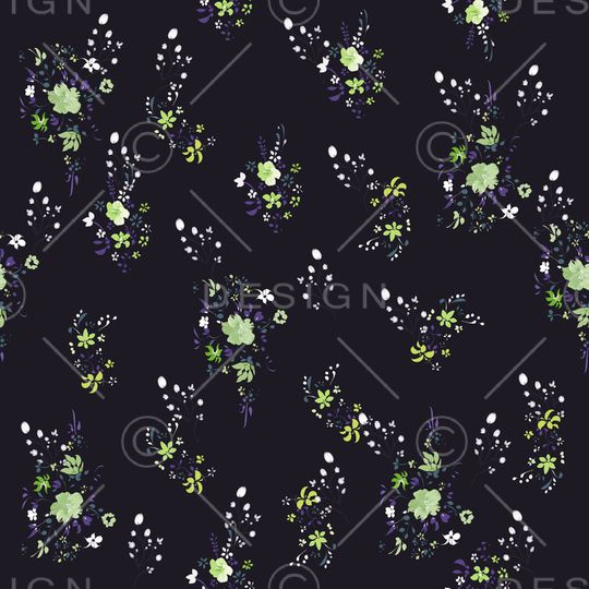 小碎花印花华亿平台图片