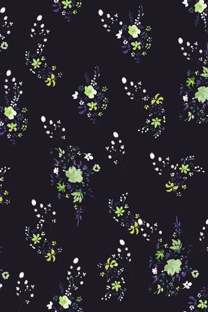 小碎花印花华亿平台图片