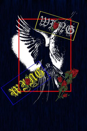 抽象印花华亿平台图片