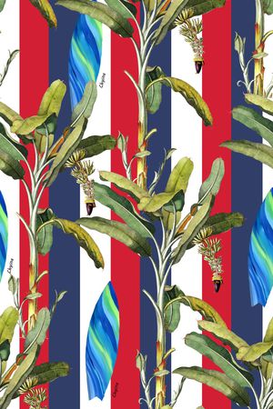 条纹印花华亿平台图片