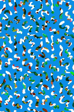 抽象印花华亿平台图片