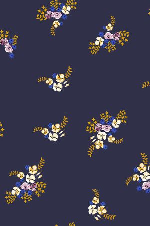 小碎花印花华亿平台图片