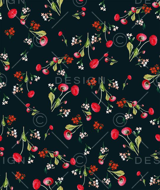 小碎花印花华亿平台图片