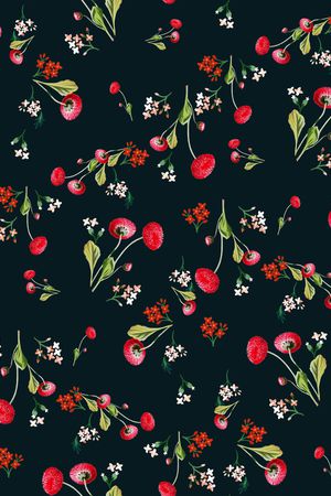 小碎花印花华亿平台图片