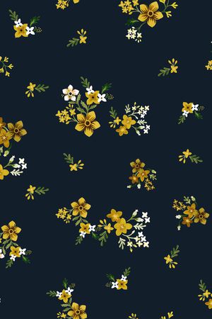 小碎花印花华亿平台图片