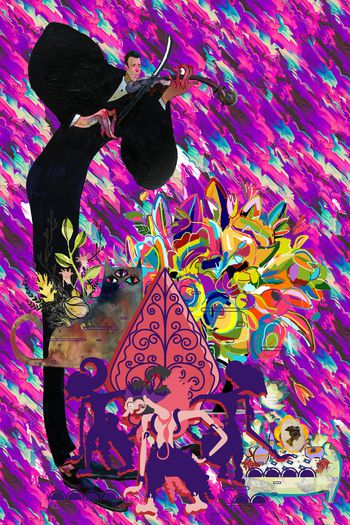 抽象印花华亿平台图片