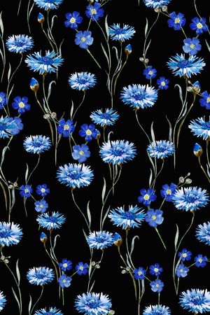 手绘花卉印花华亿平台图片