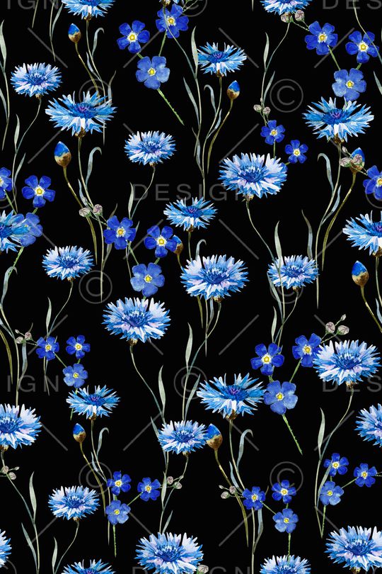 手绘花卉印花华亿平台图片