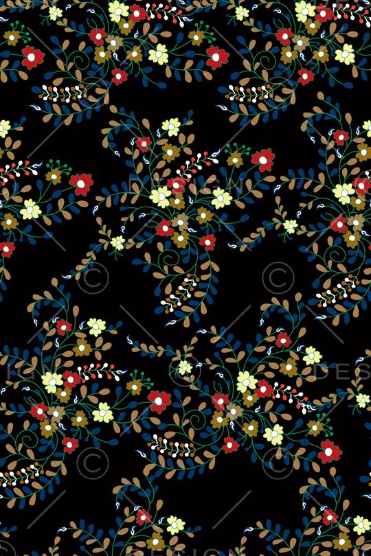 小碎花印花华亿平台图片