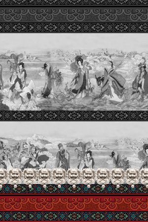 中国风印花华亿平台图片