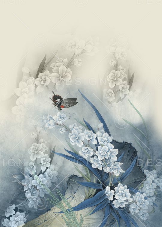 中国风印花华亿平台图片