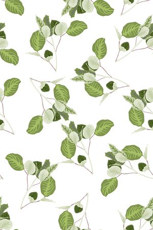 绿植树叶印花华亿平台图片