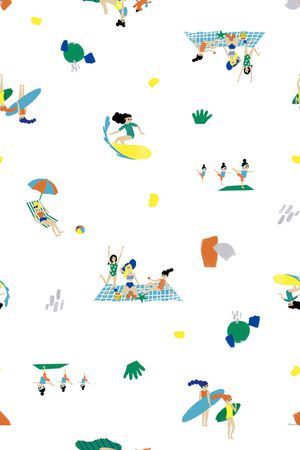 卡通人物印花华亿平台图片