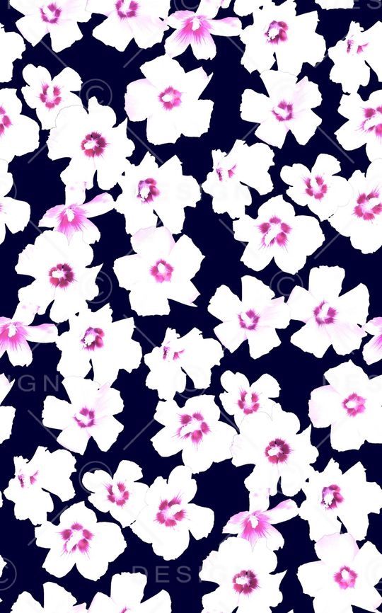 褪色花卉印花华亿平台图片