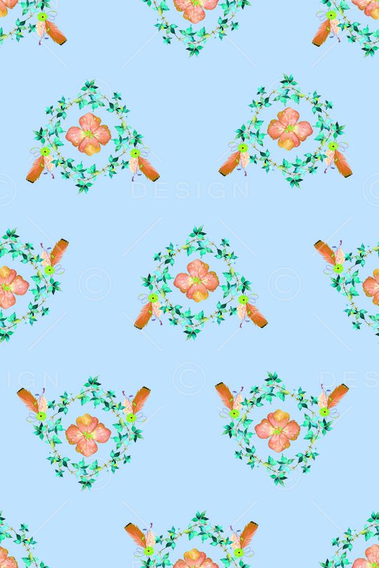 羽毛印花华亿平台图片