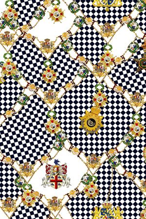 男装格子印花华亿平台图片