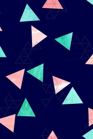 几何印花华亿平台图片