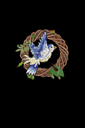 鸟印花华亿平台图片