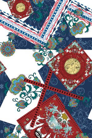 民族风印花华亿平台图片