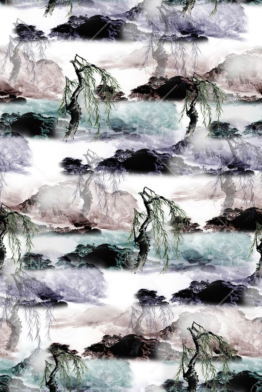 男装印花华亿平台图片