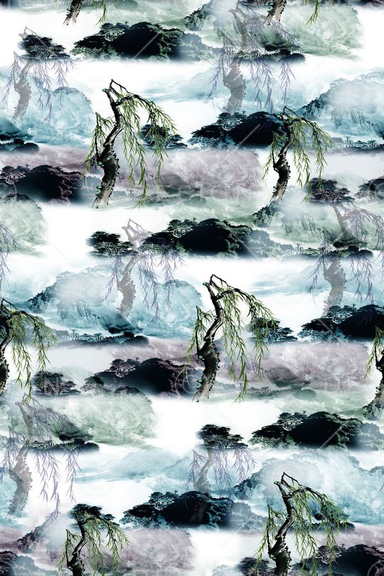 男装印花华亿平台图片