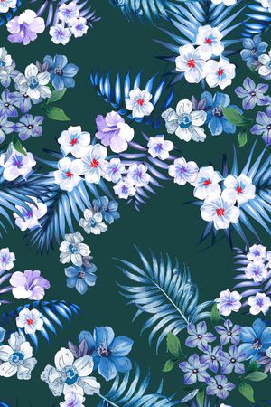 植物印花华亿平台图片