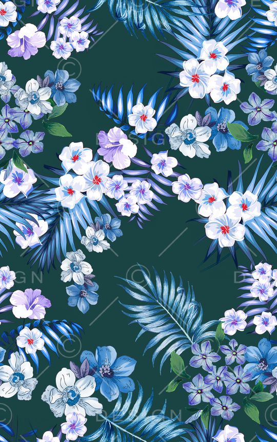 植物印花华亿平台图片