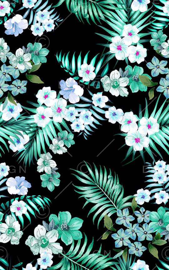 植物印花华亿平台图片