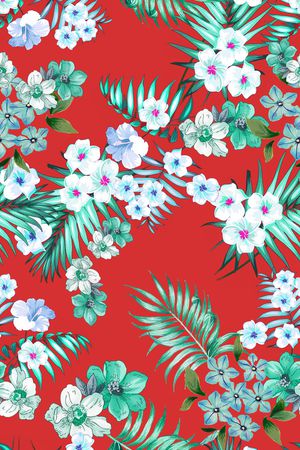 植物印花华亿平台图片