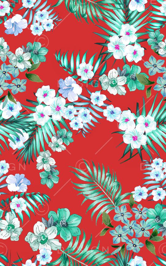 植物印花华亿平台图片