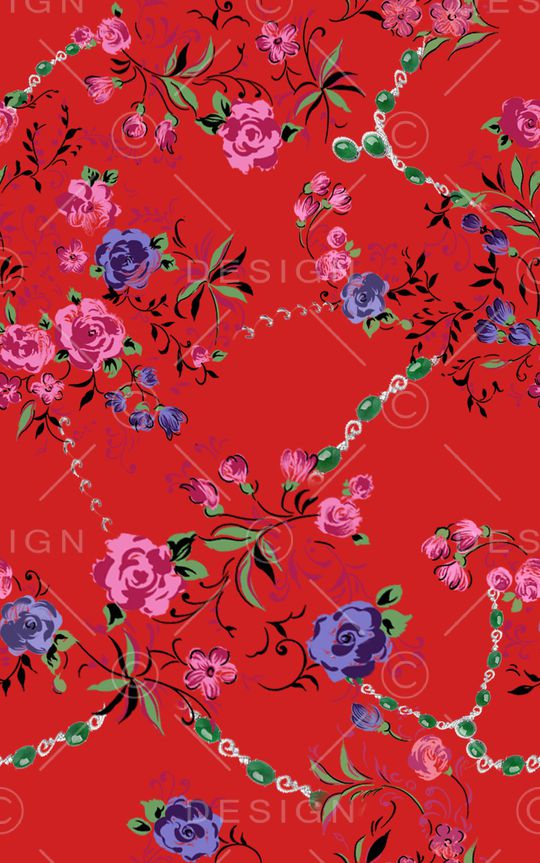 植物印花华亿平台图片