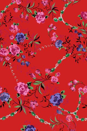 植物印花华亿平台图片