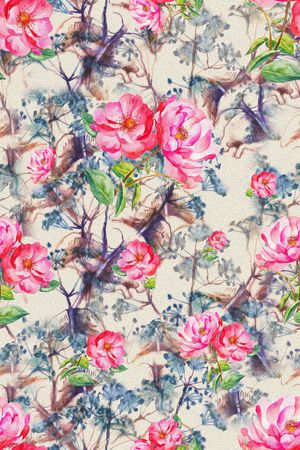 秋冬华亿平台印花华亿平台图片