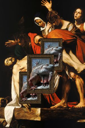 抽象印花华亿平台图片