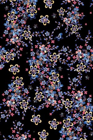 小碎花印花华亿平台图片