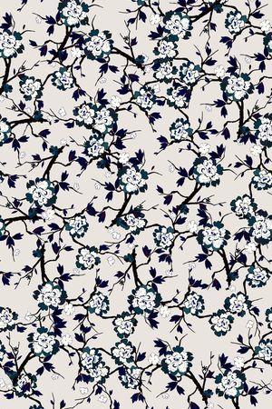 小碎花印花华亿平台图片