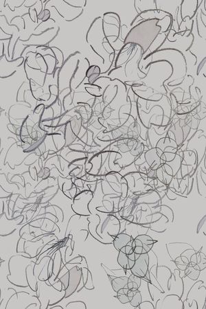 手绘线条笔触印花华亿平台图片