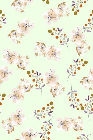 小碎花印花华亿平台图片