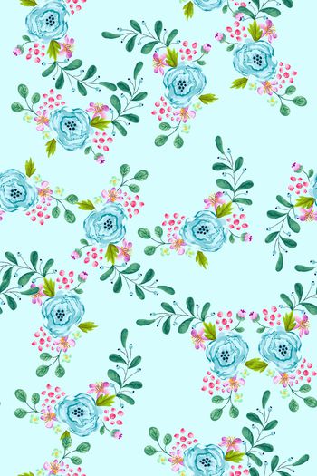 小碎花印花华亿平台图片