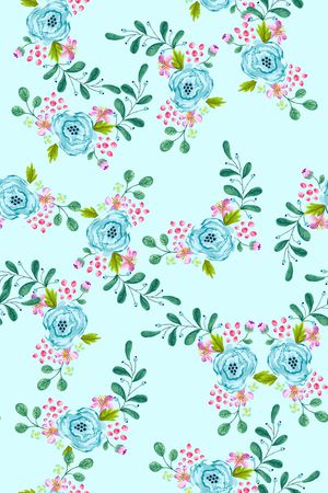 小碎花印花华亿平台图片