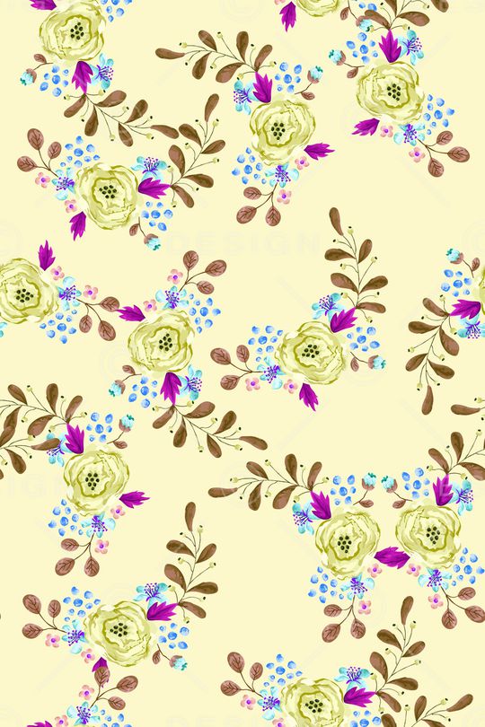 小碎花印花华亿平台图片