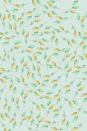 清爽底花卉印花华亿平台图片