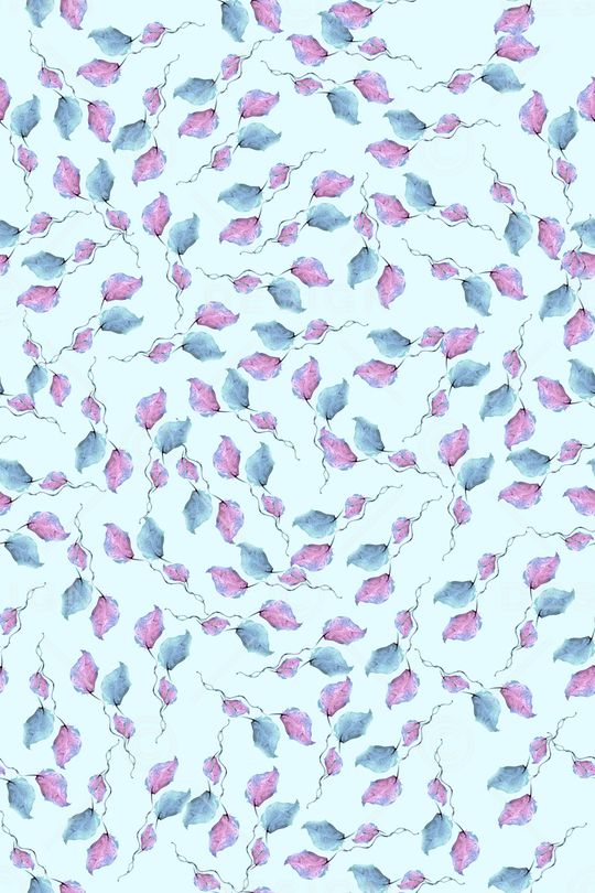 清爽底花卉印花华亿平台图片