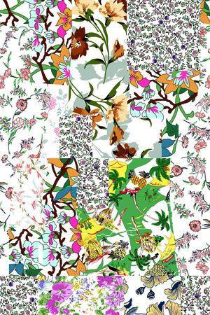 小碎花印花华亿平台图片