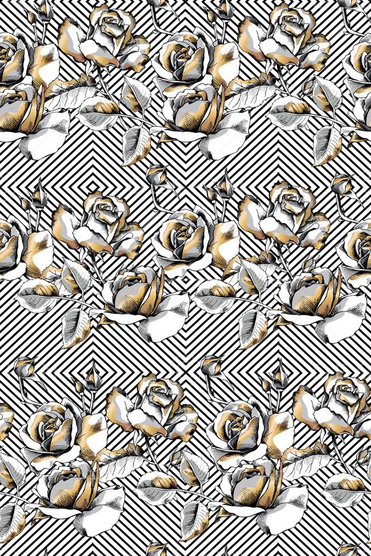 线条印花华亿平台图片