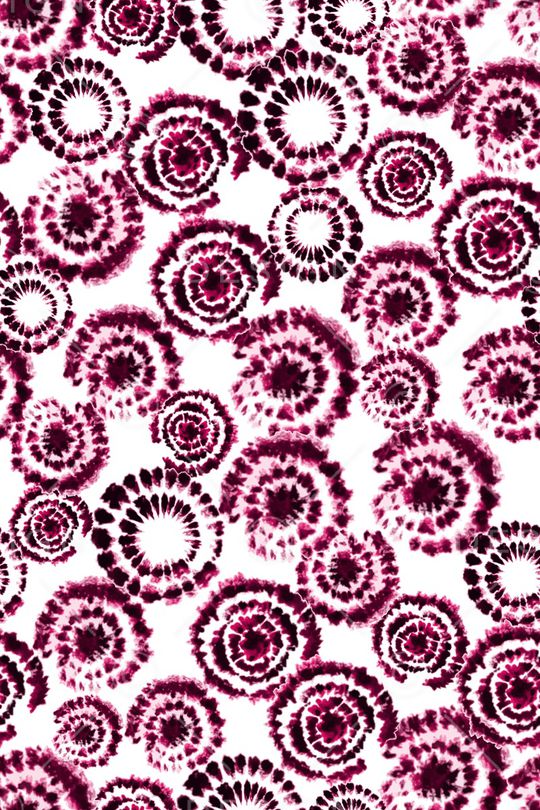 手绘花卉印花华亿平台图片