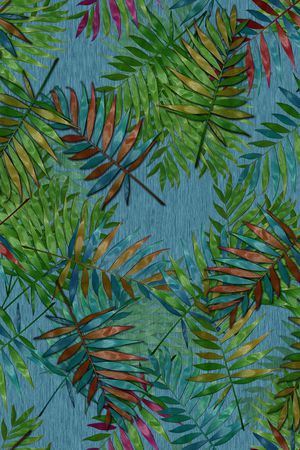 绿植树叶印花华亿平台图片